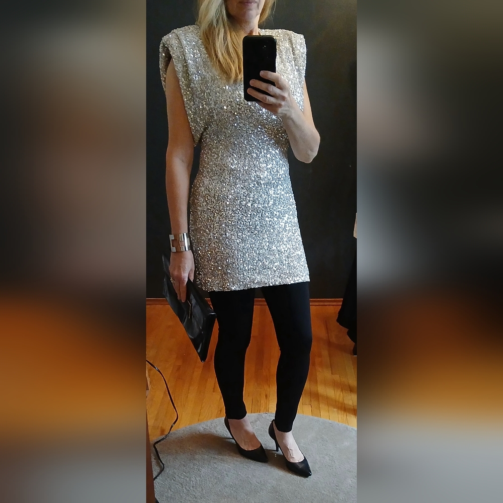 Zara Sequin Dress - Picture 4 of 10